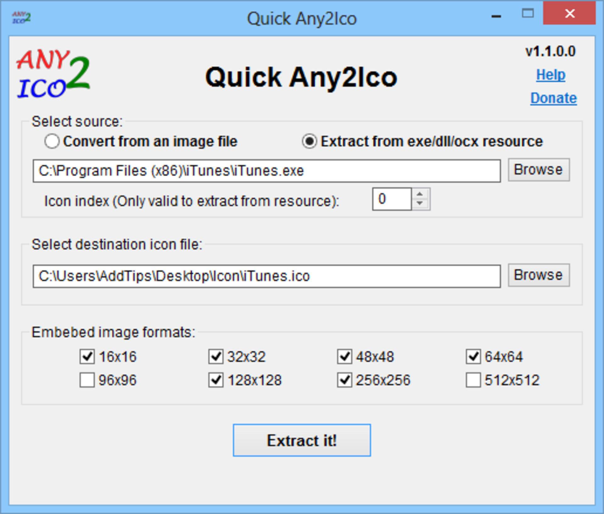 Quick-Any2Ico Extract