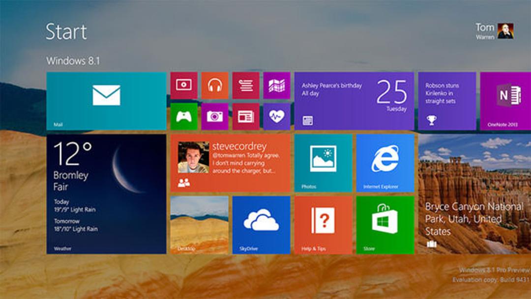 Startscreen