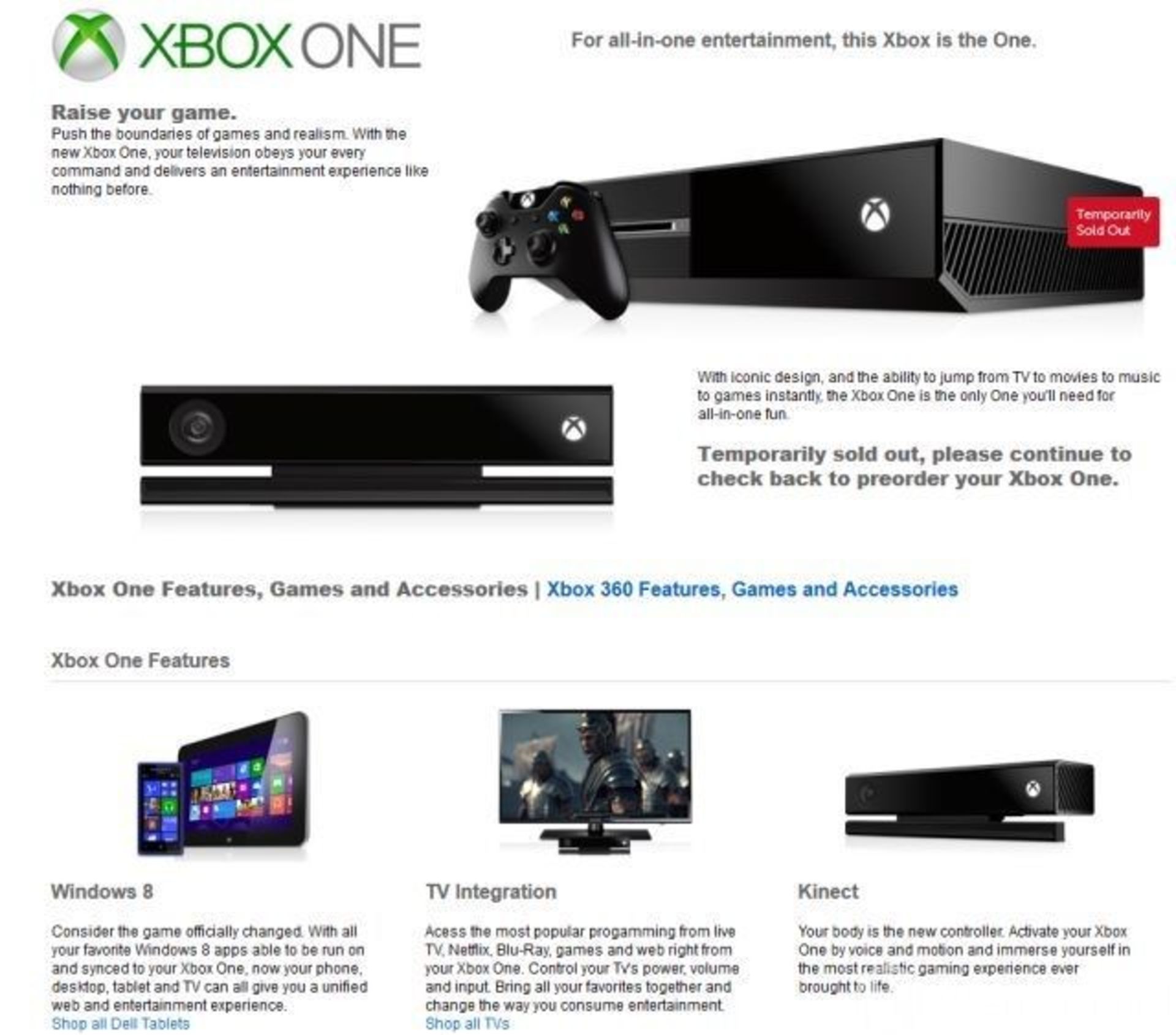 xbox one preorder