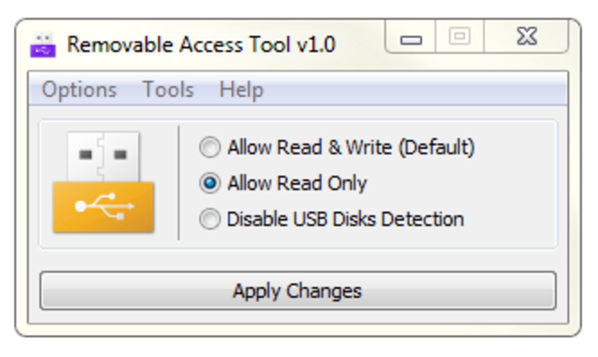 Prevent Writing Data to USB Drives