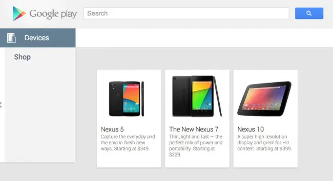 nexus5 google play
