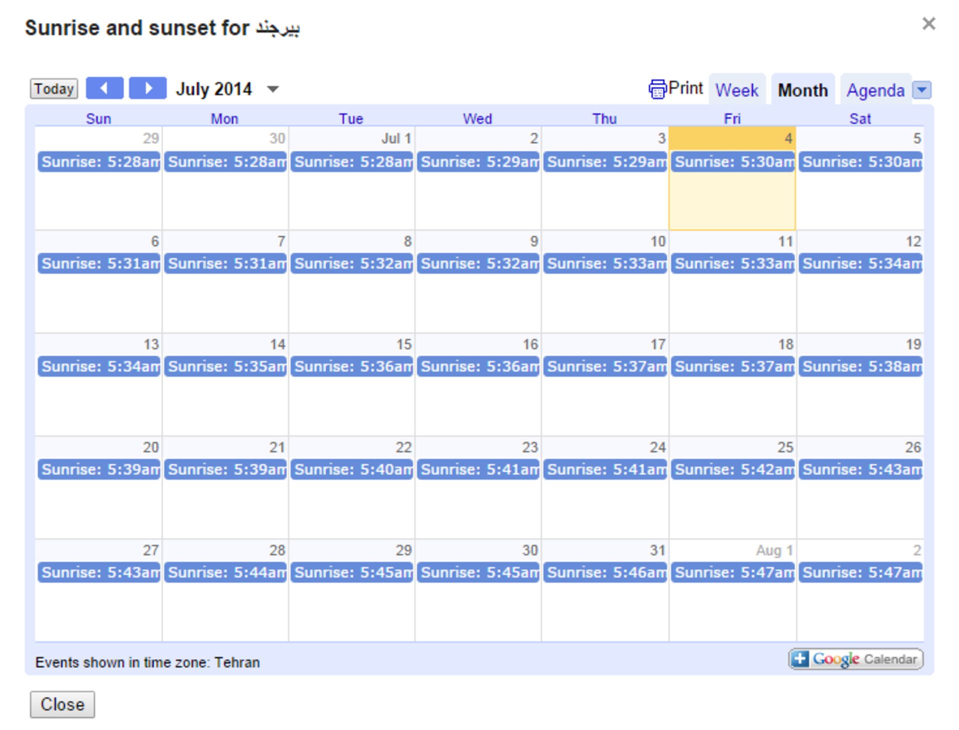 Google Calendar4