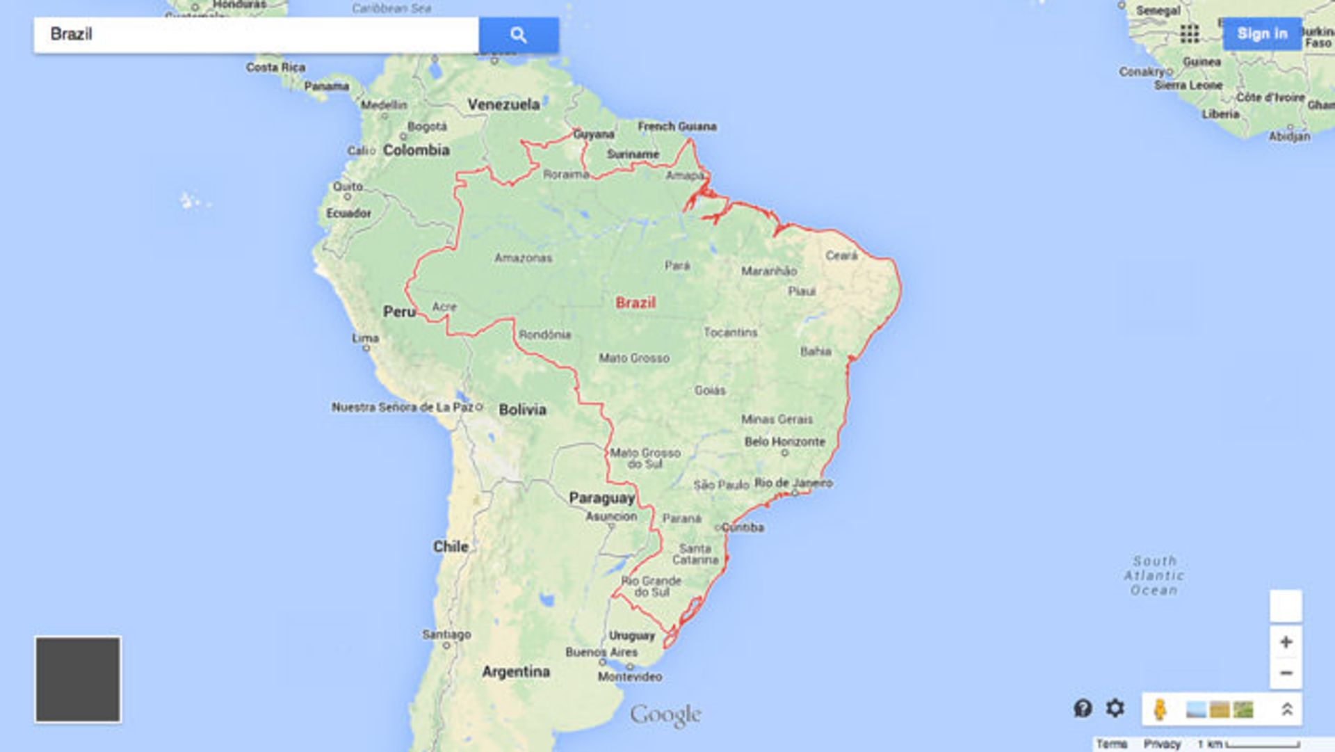 googlemaps brazil
