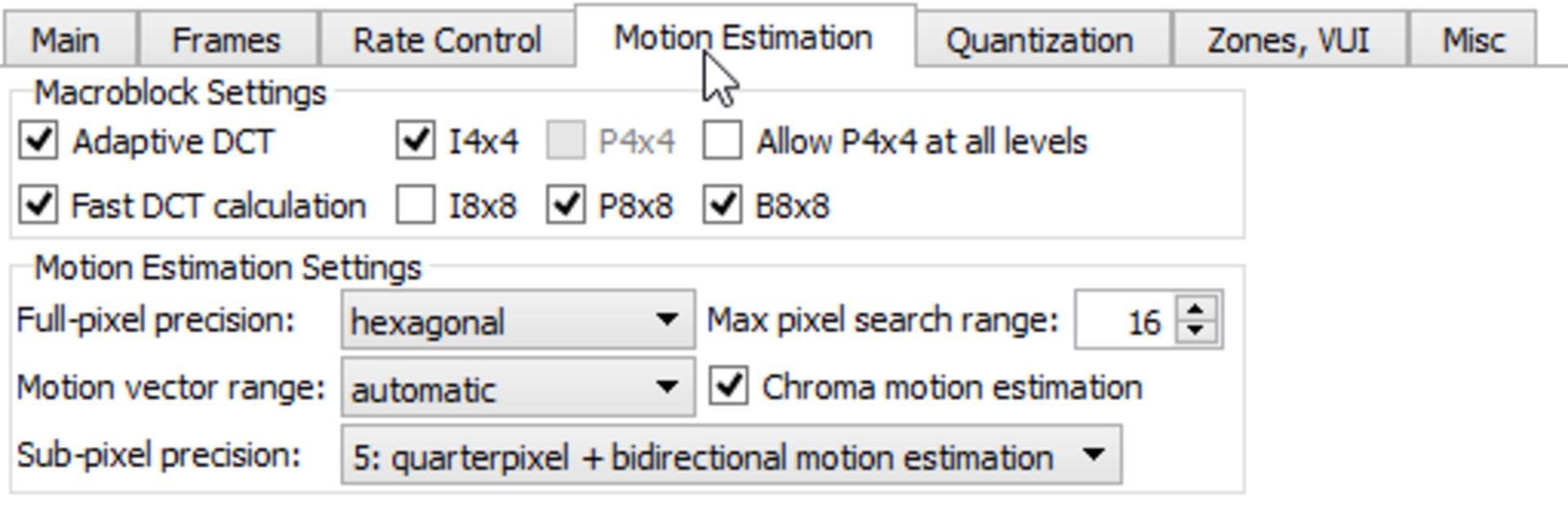 motion-x264