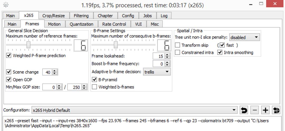 x265-high-setting