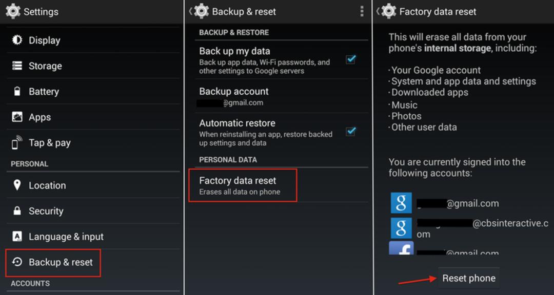 android-reset