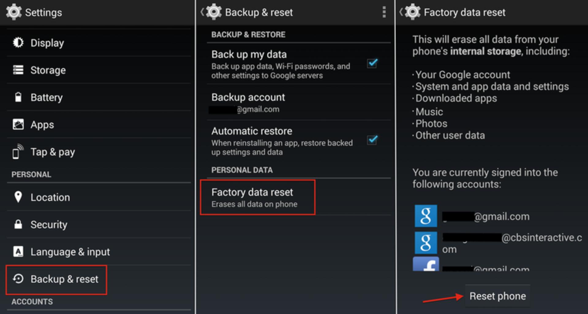 android-reset