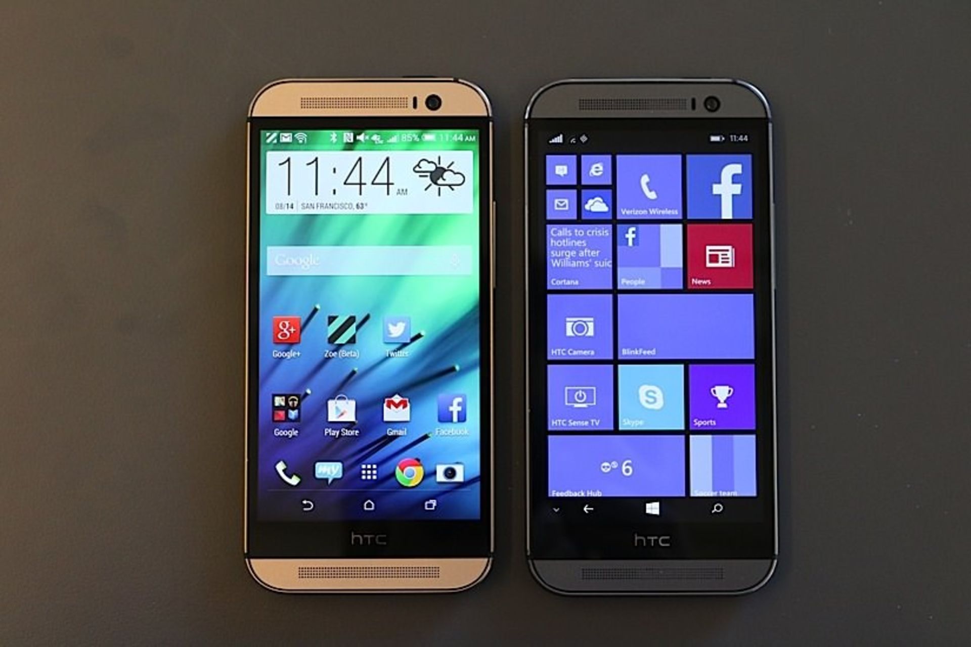htc one m8 vs htc one m8 for windows phone 8