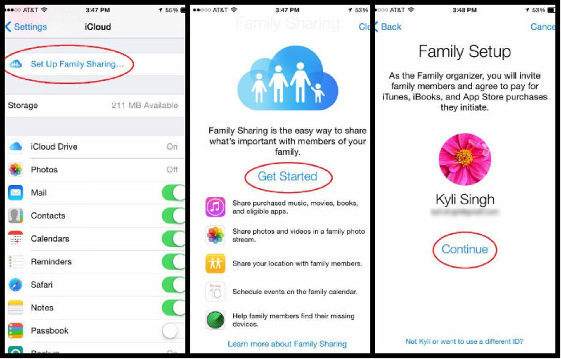 familysharing turnon1