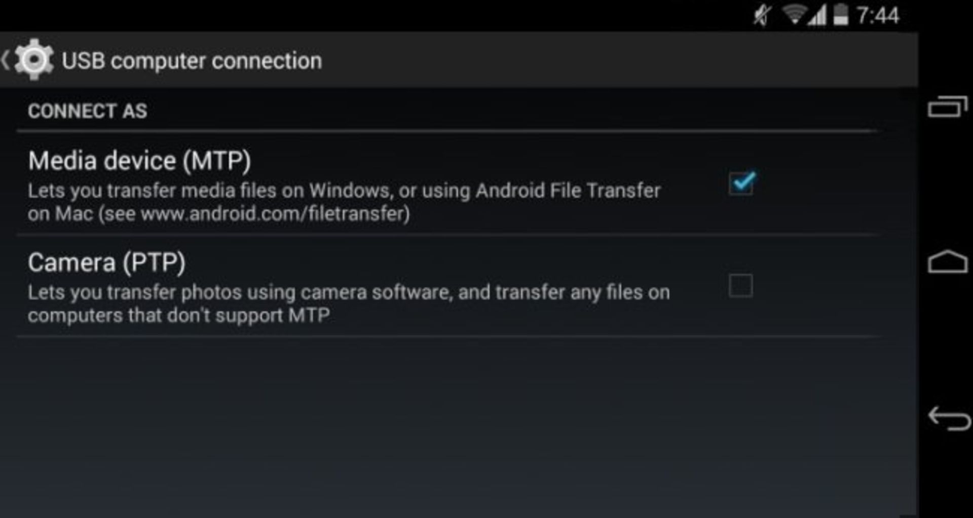 If the tablet is not recognised by your PC