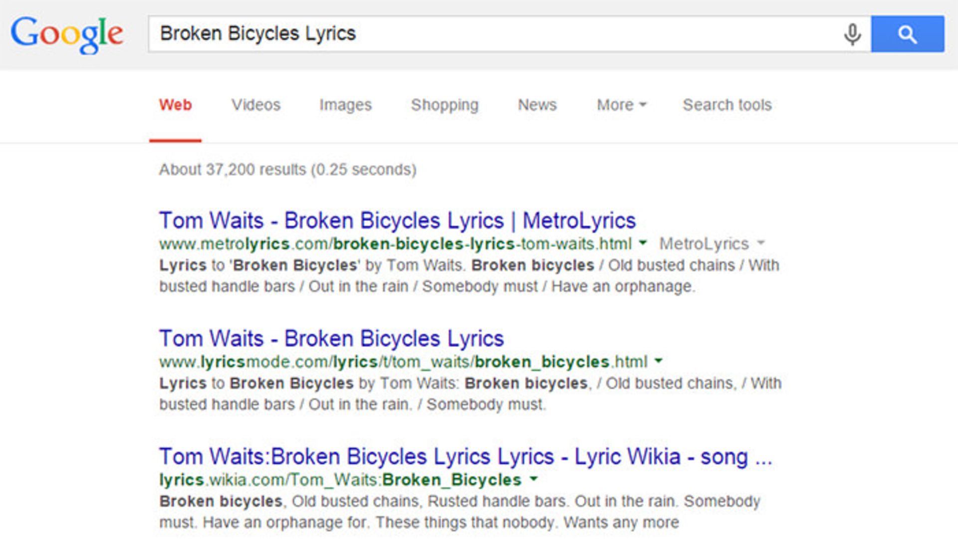 google-lyrics-waits