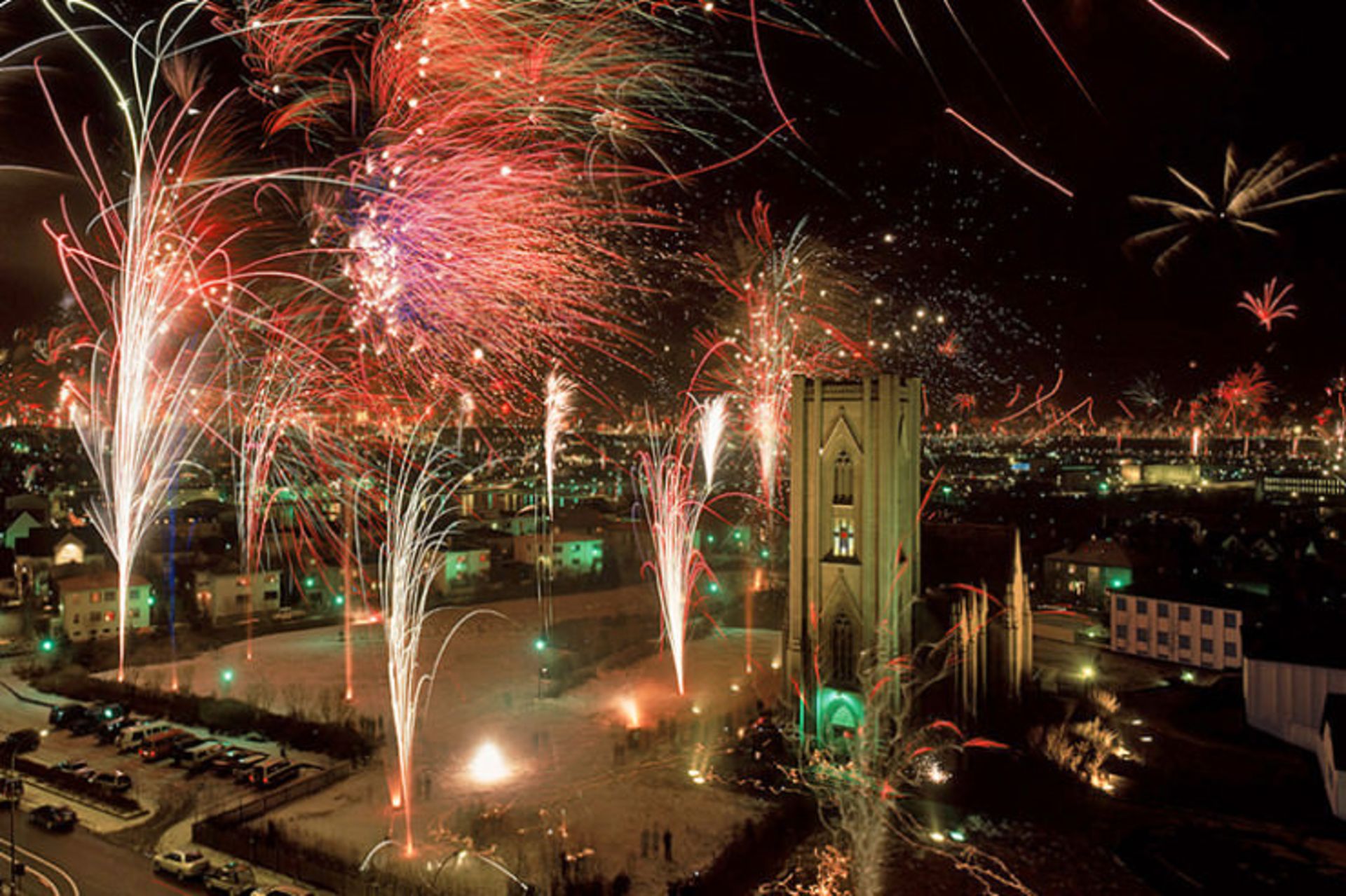 نگاهی به جشن‌های سال نو میلادی در شهرهای مختلف جهان