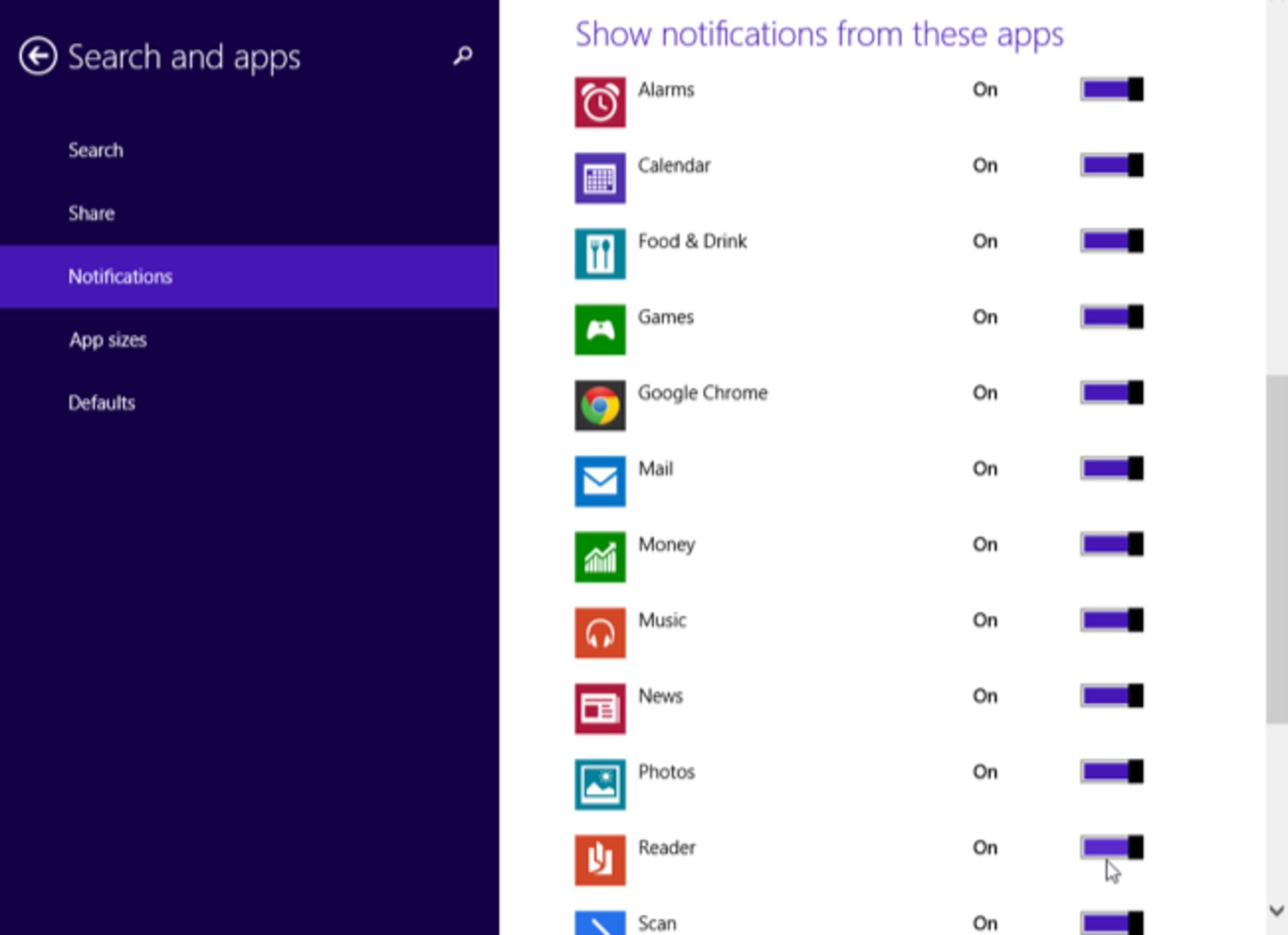 notifications