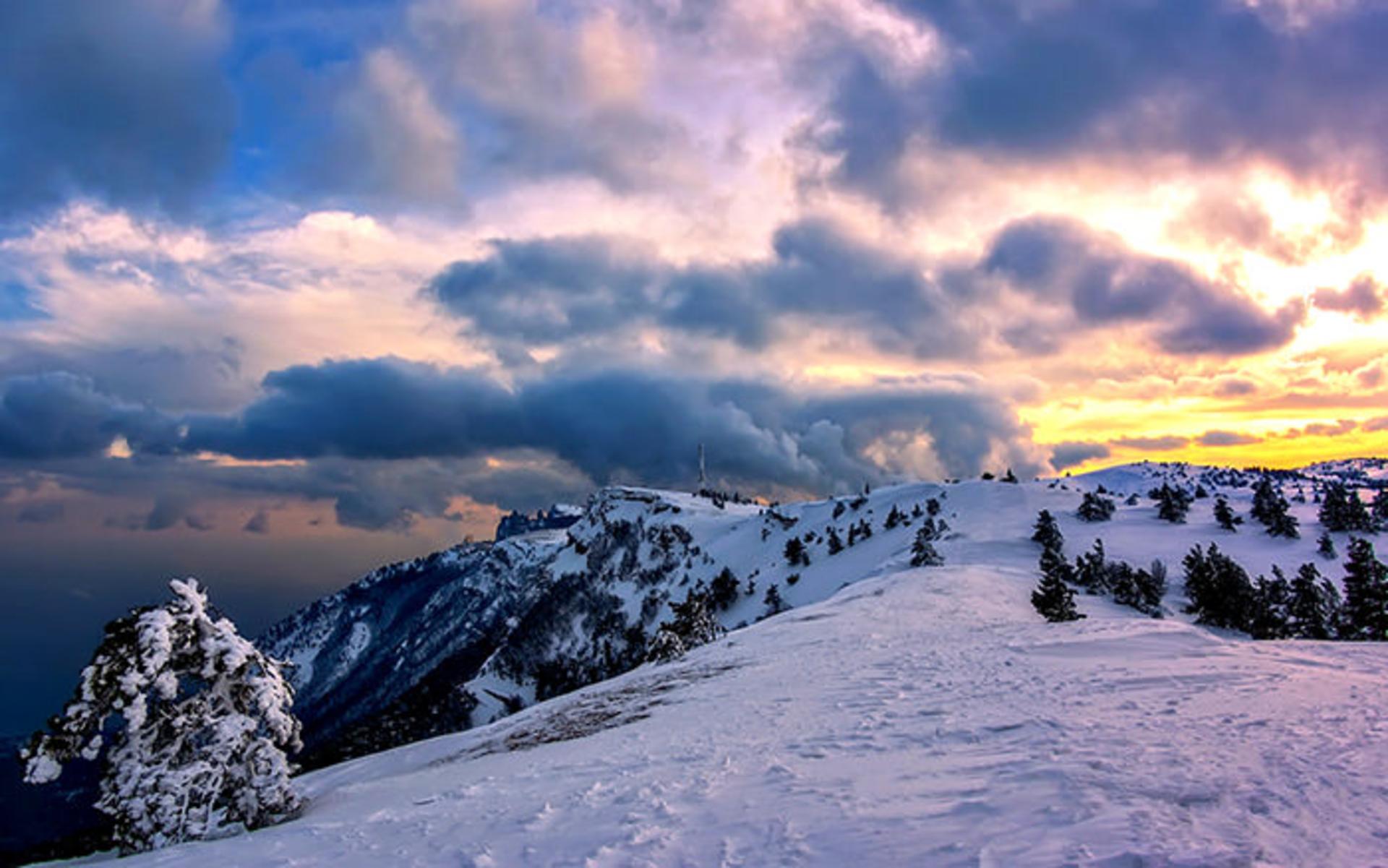 مناظر زیبای برفی