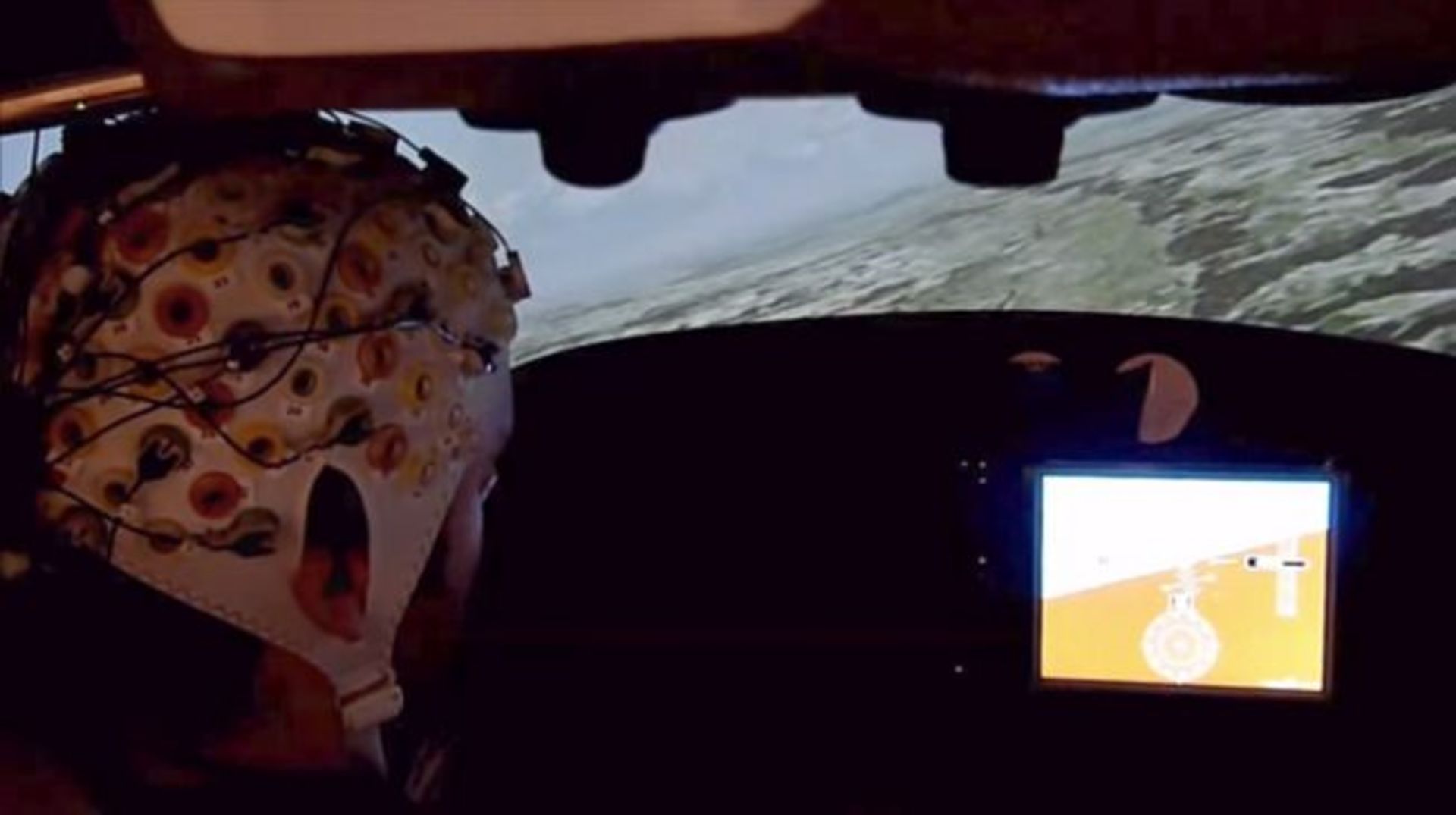 Mind-powered-drone-test