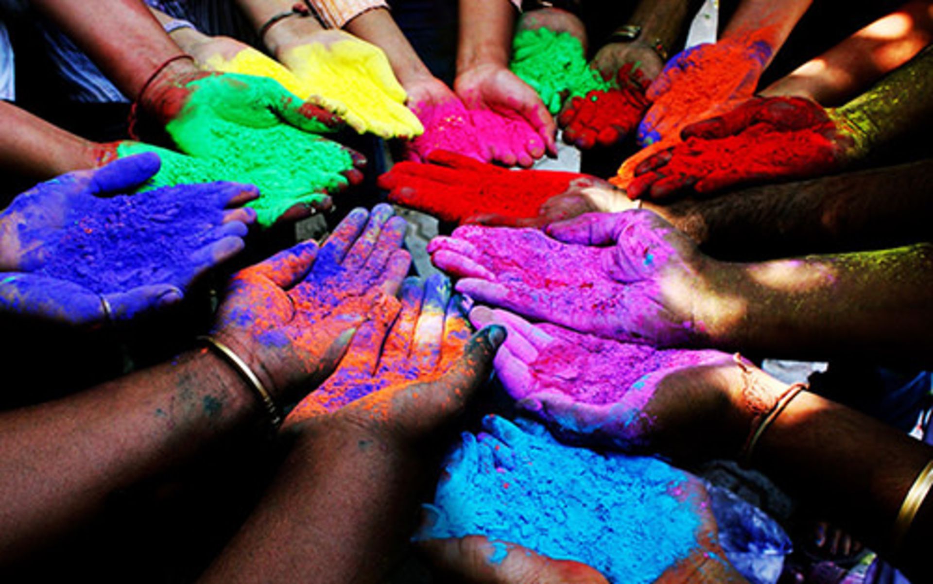 جشنواره‌ی رنگ ها در هند