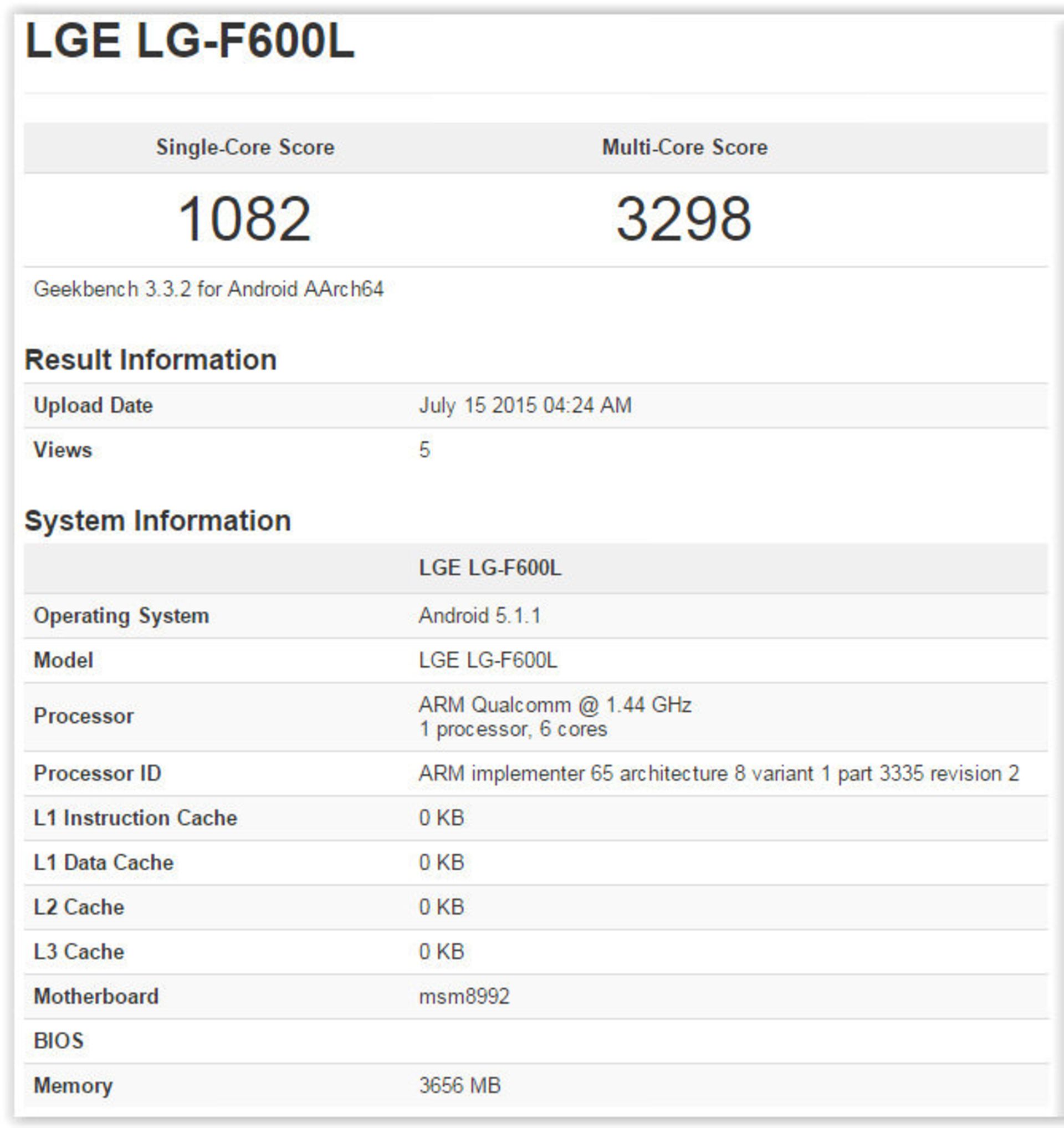 LG G4 Pro or nexus 5 2015 benchmark leak