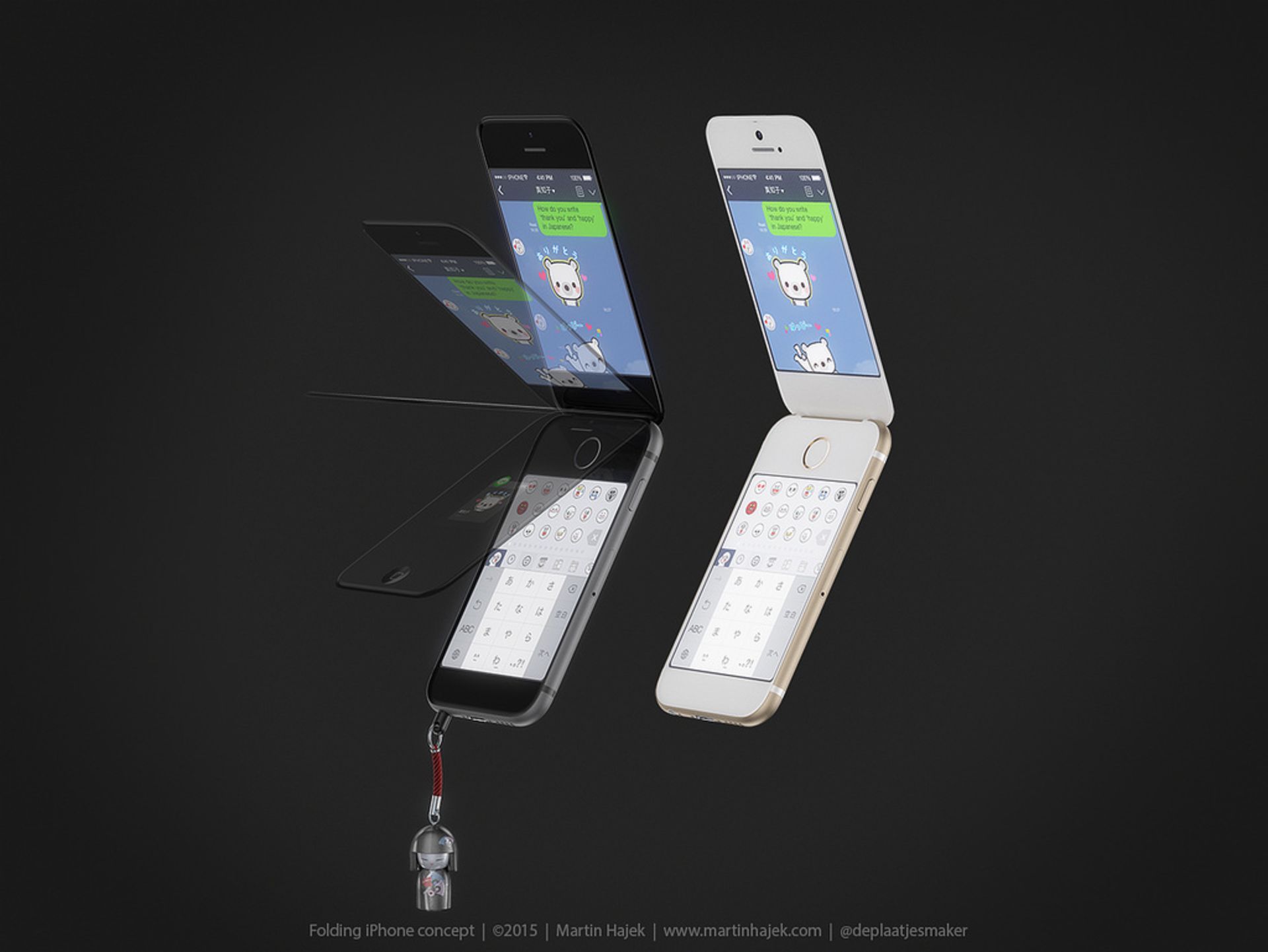Flip iPhone concept by Martin Hajek05