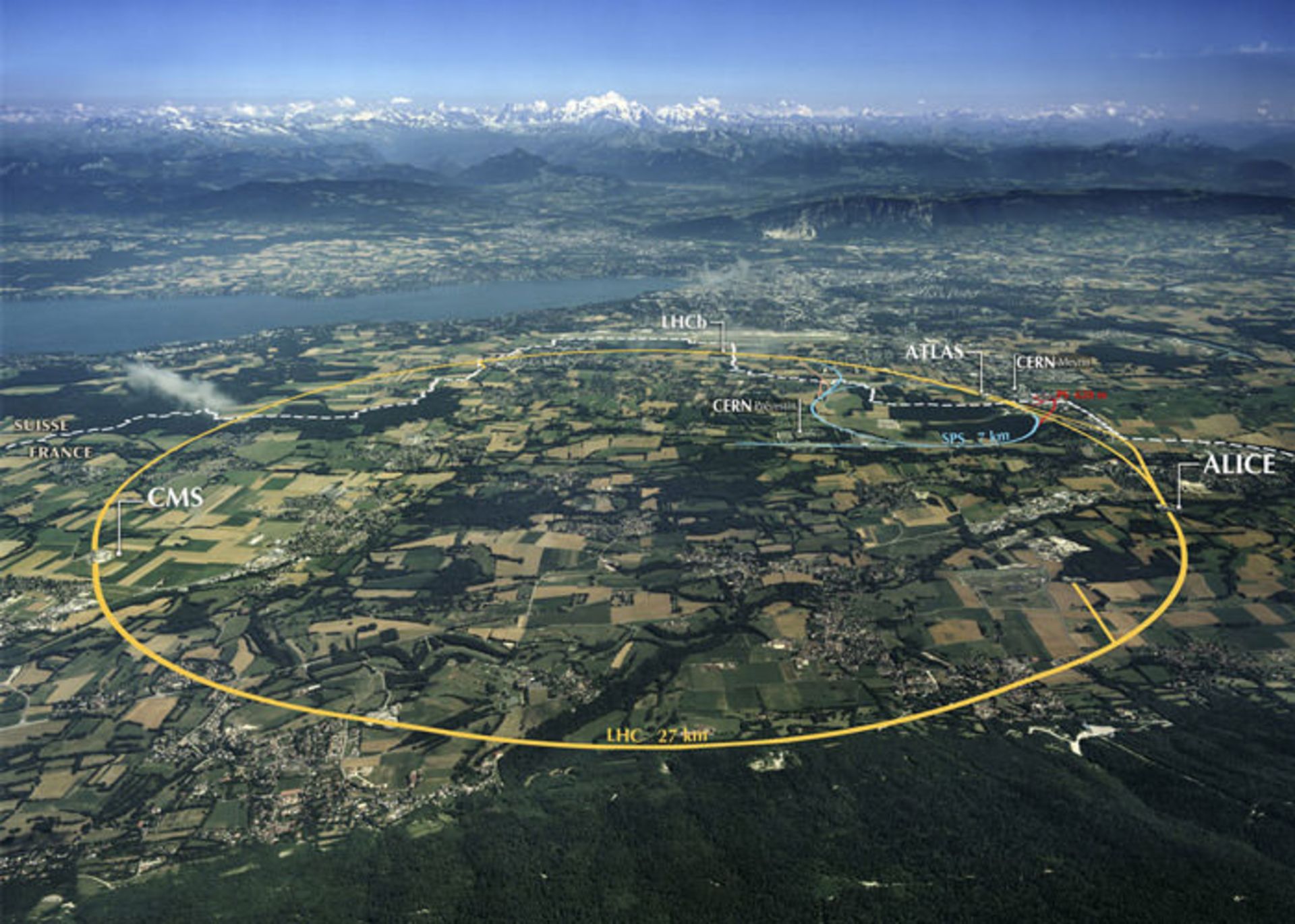 cern lhc aerial