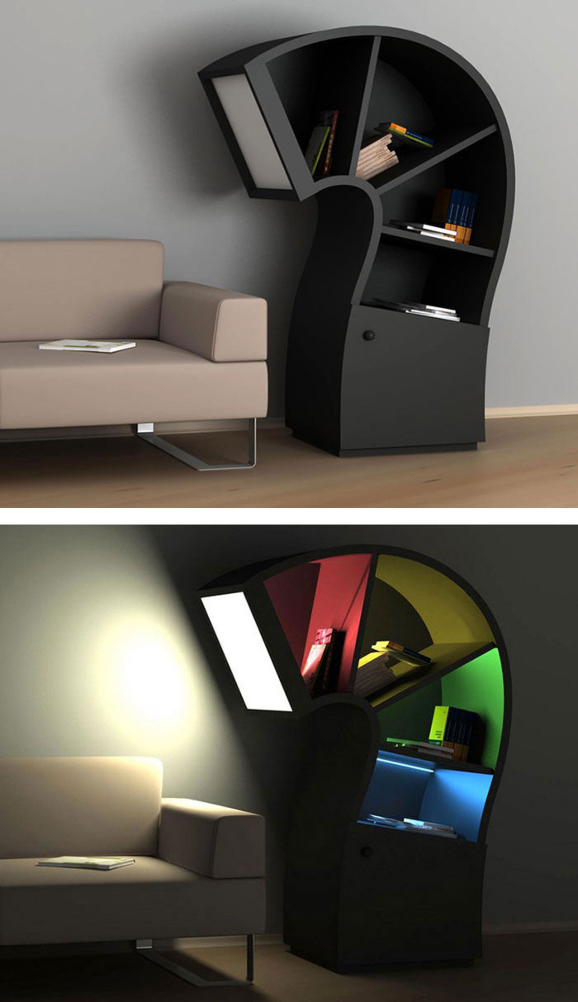 طراحی خلاقانه کتابخانه