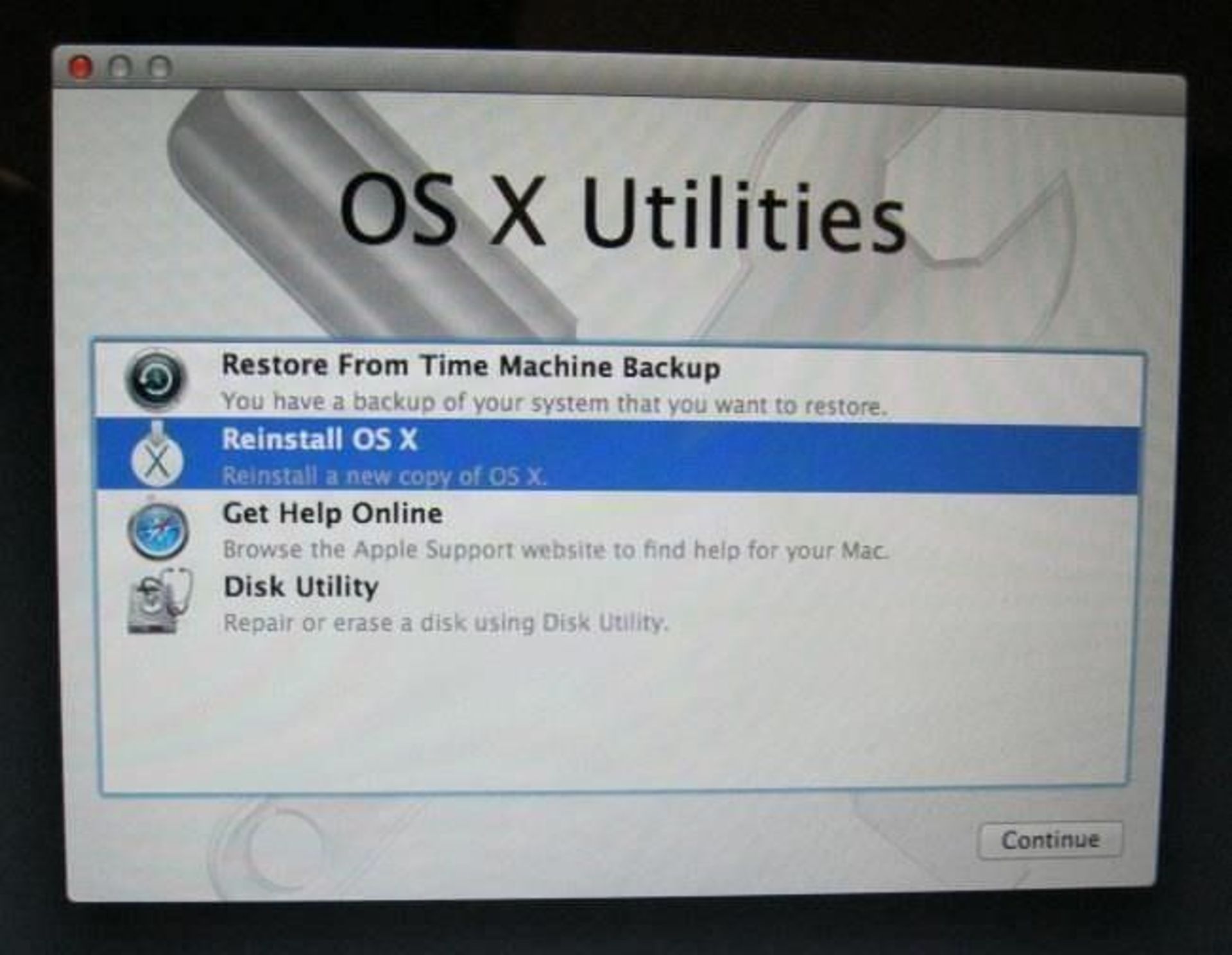 10 reinstal mac os