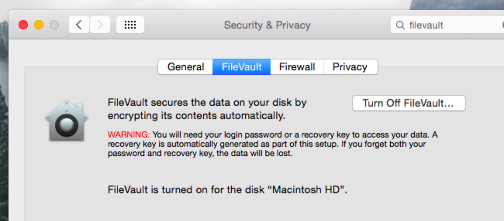 6 fileVault