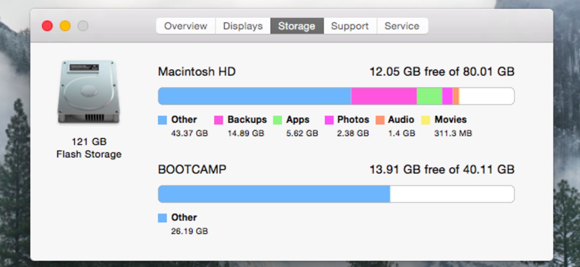 8 storage