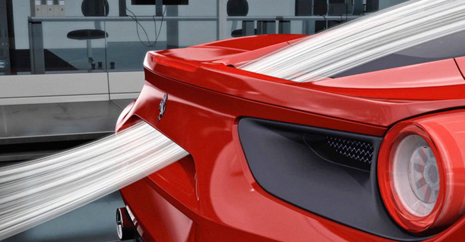 اسپویلر عقب فراری