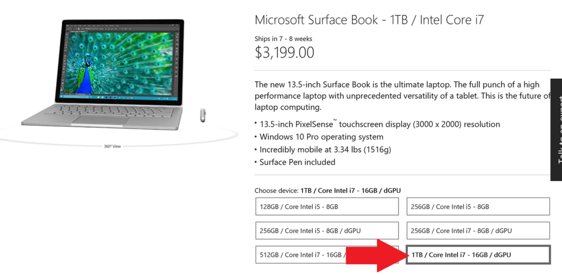 1tb surface book
