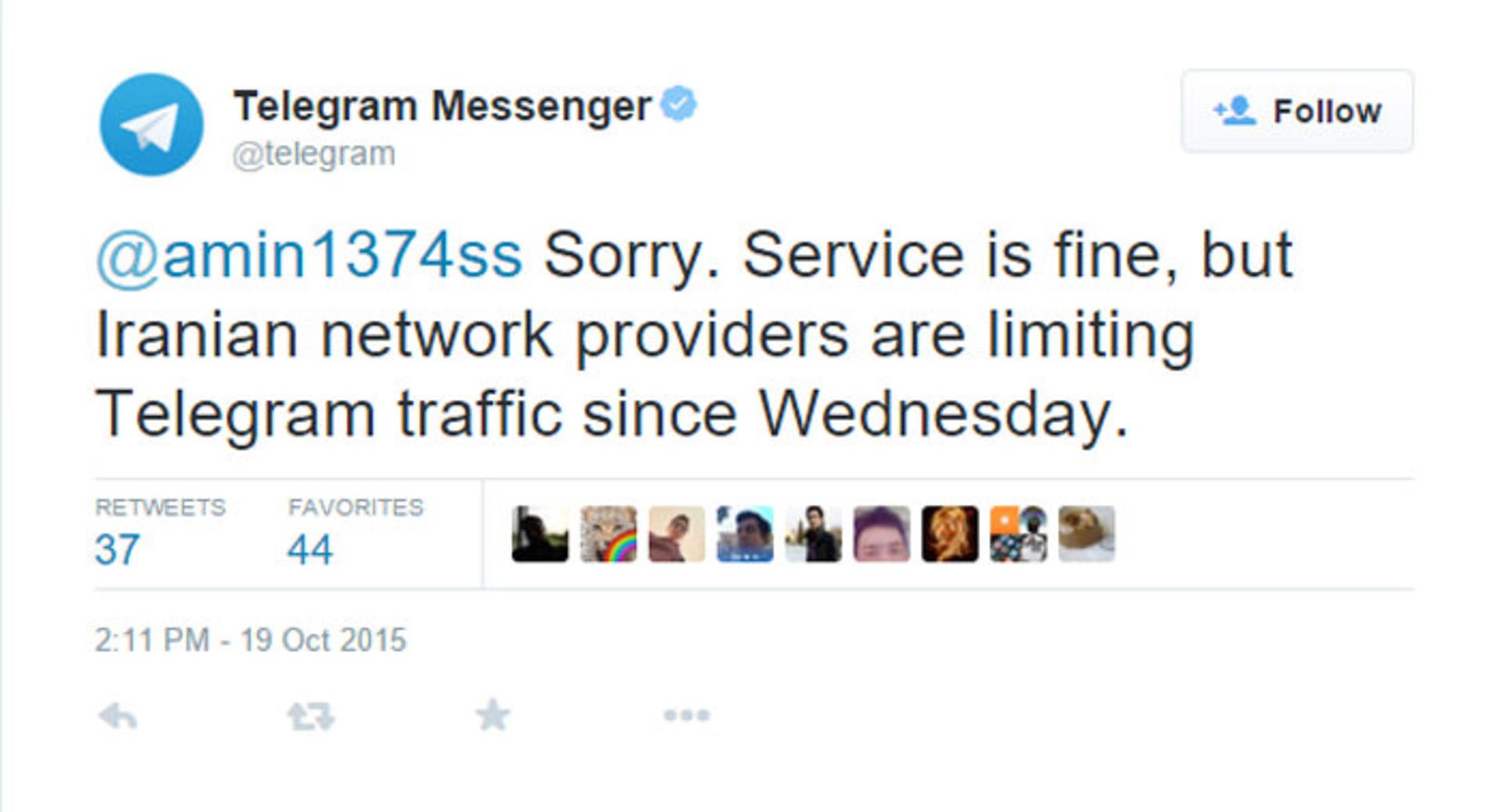 telegram tweet