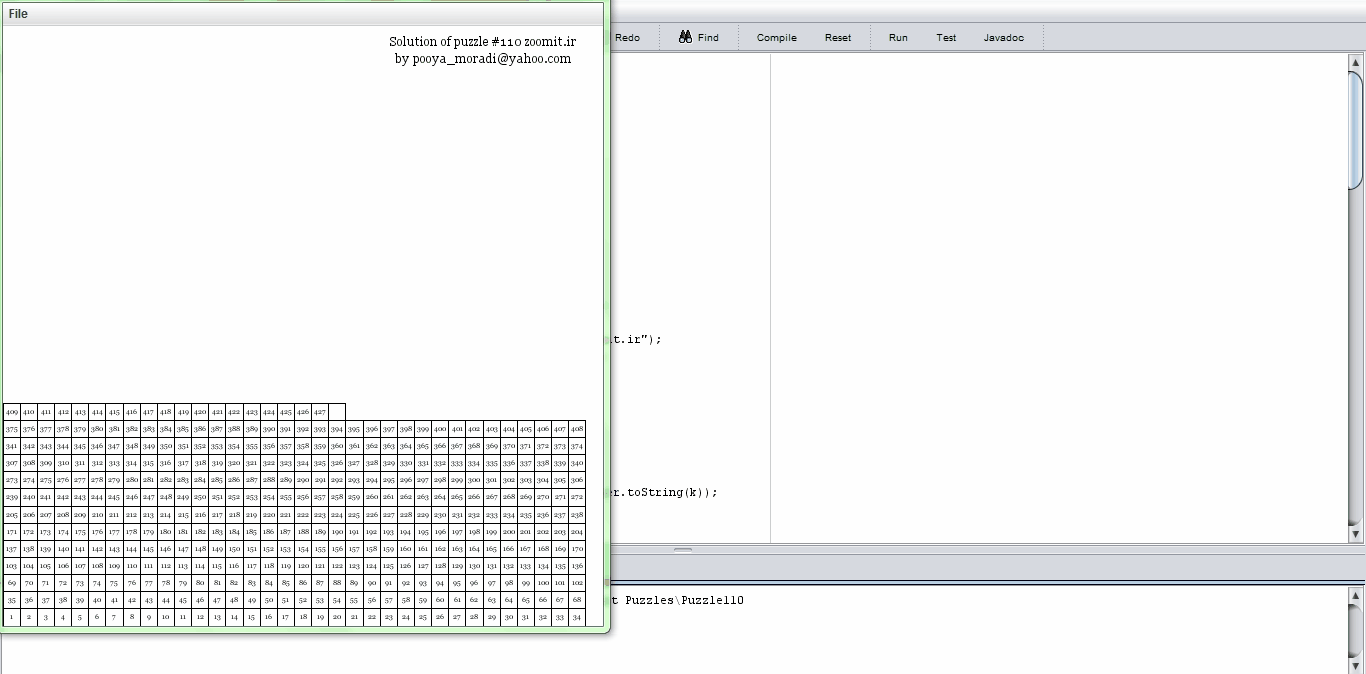 puzzle110 Solution