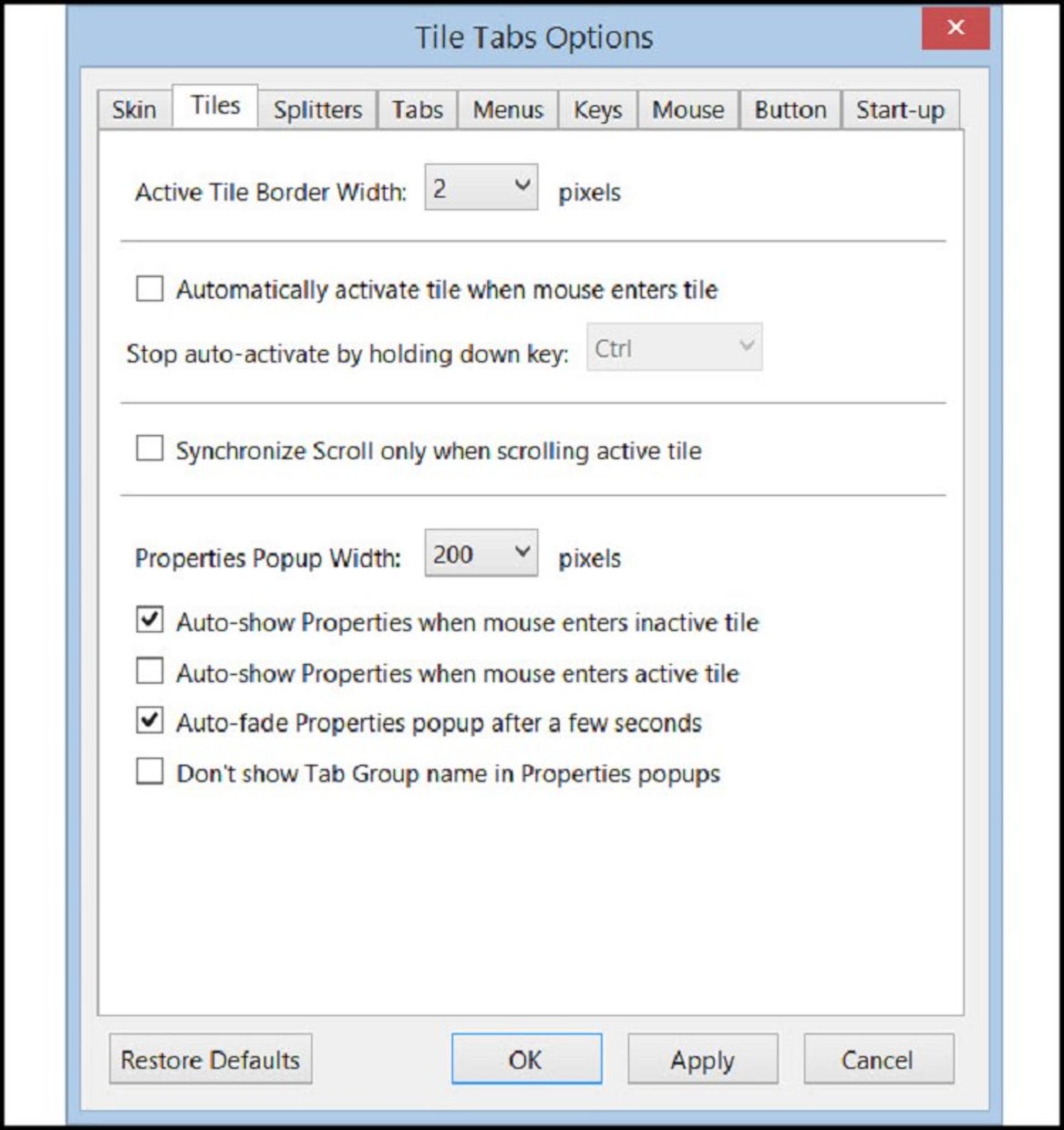 TileTabs