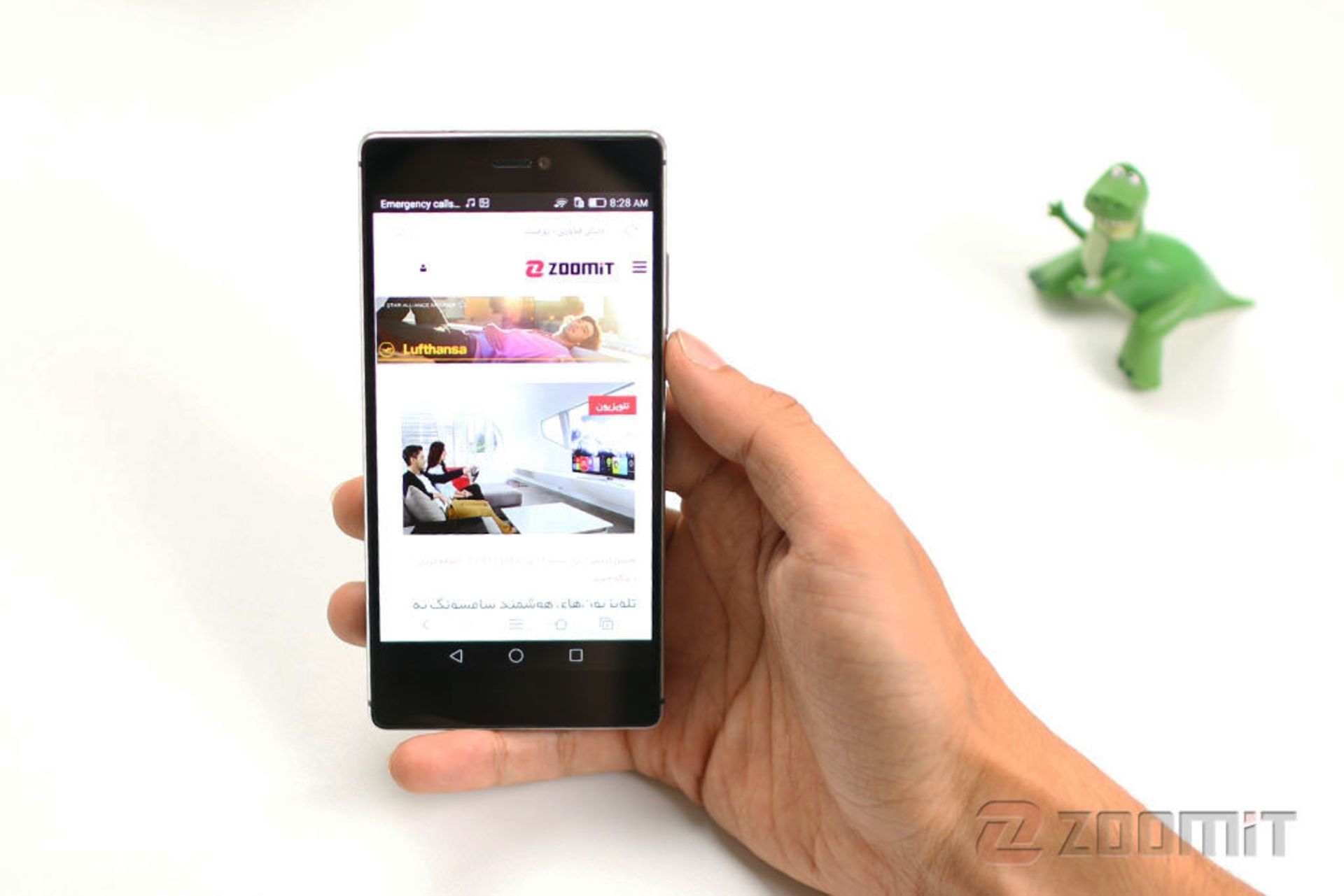 بررسی تلفن P8 هواوی