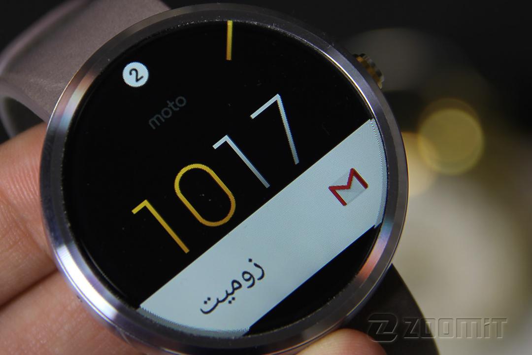 moto 360 display