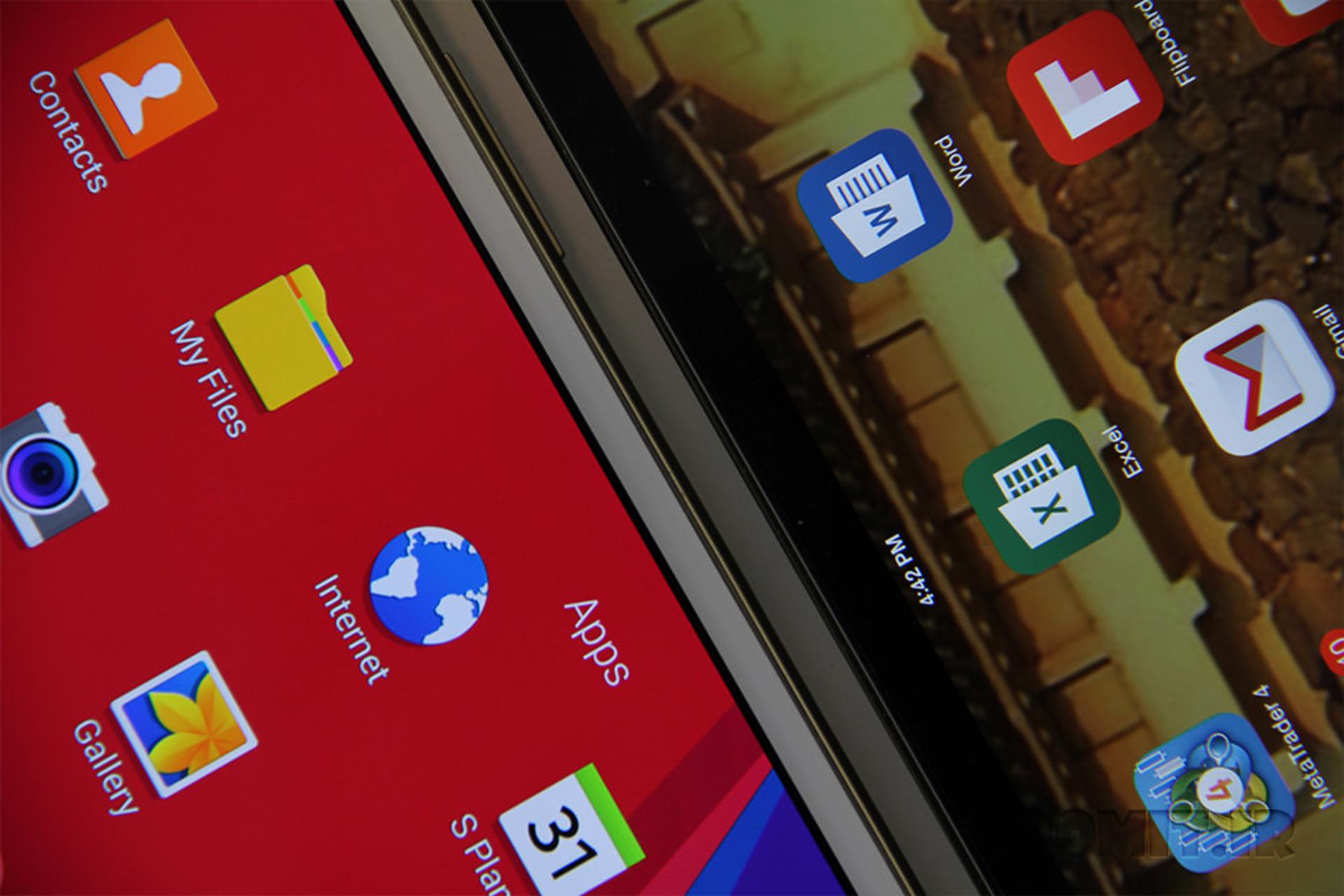 Galaxy Tab S vs iPad Mini Retina
