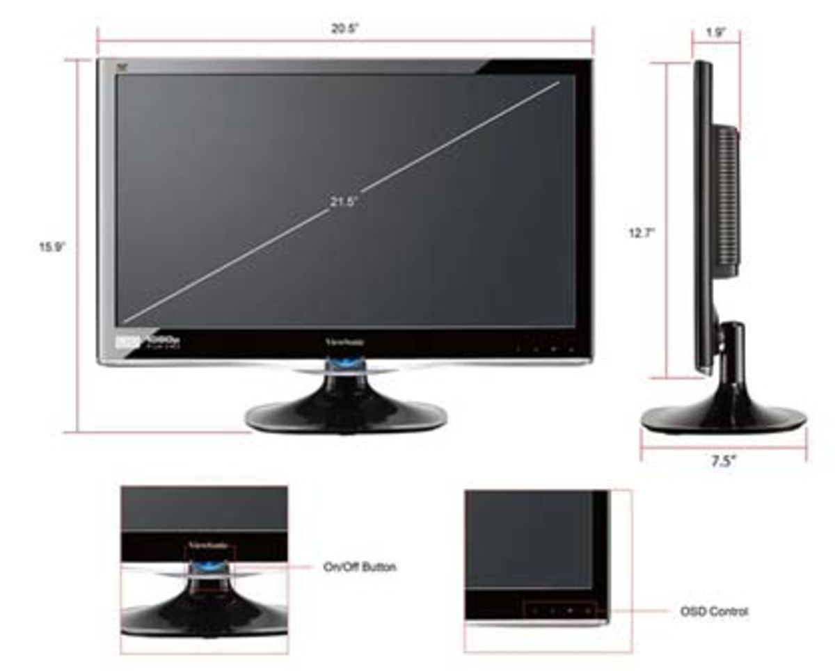 معرفی مانیتور 22 اینچ VX2250WM برند ViewSonic با طراحی جذاب - زومیت