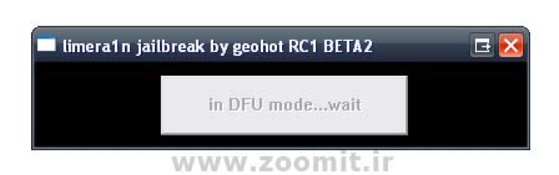 LimeRa1n-in-DFU-mode