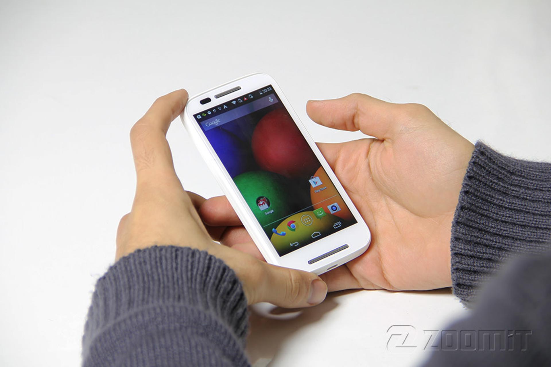بررسی گوشی هوشمند Moto E موتورولا