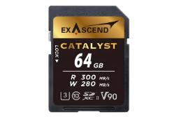کارت حافظه اکساسند Exascend CATALYST V90 SDXC Class 10 UHS-II U3 64GB