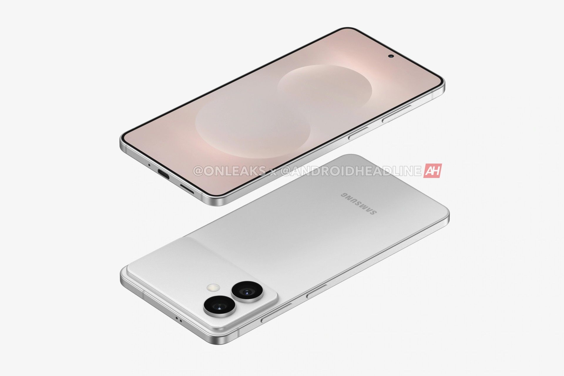 پنل جلو و پشت گلکسی S26 اج رندر غیر رسمی