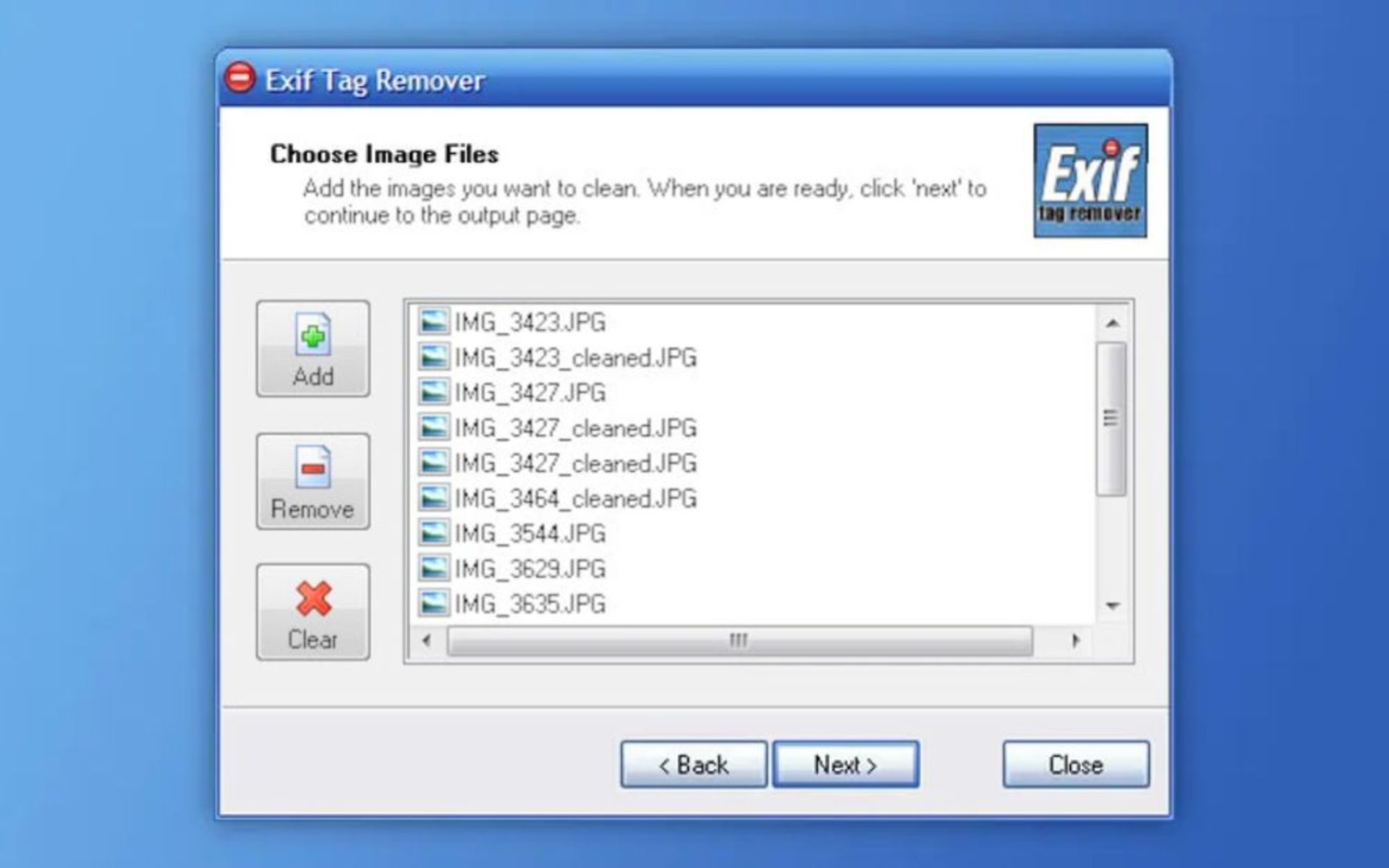 نرم افزار Exif Remover ویندوز