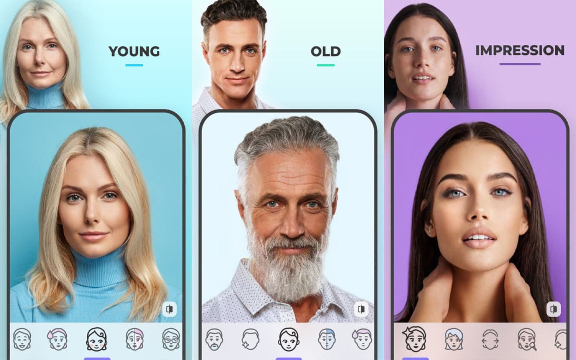 FaceApp – ویرایشگر چهره با هوش مصنوعی