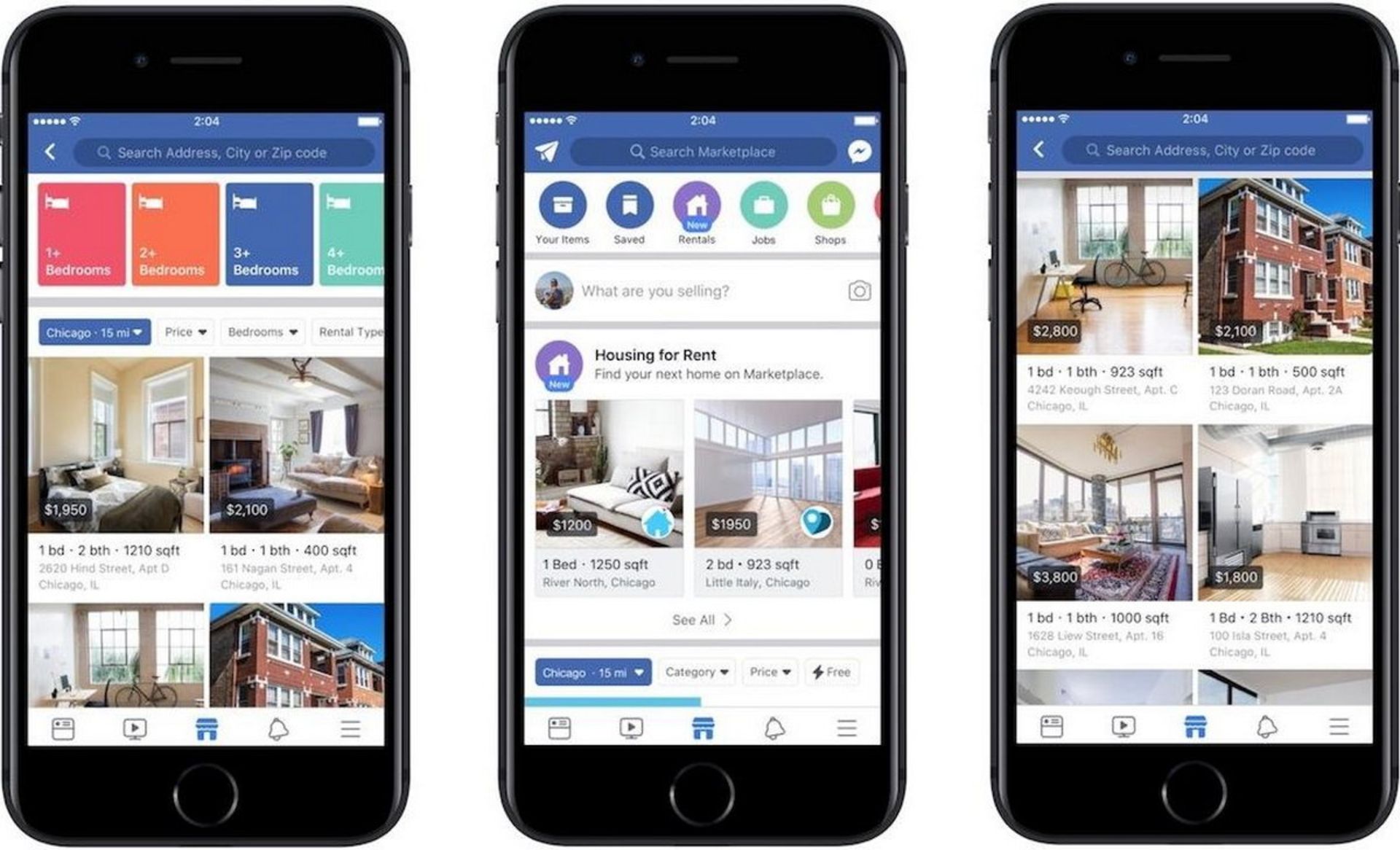 اپلیکیشن فیسبوک مارکت‌پلیس (Facebook Marketplace) 