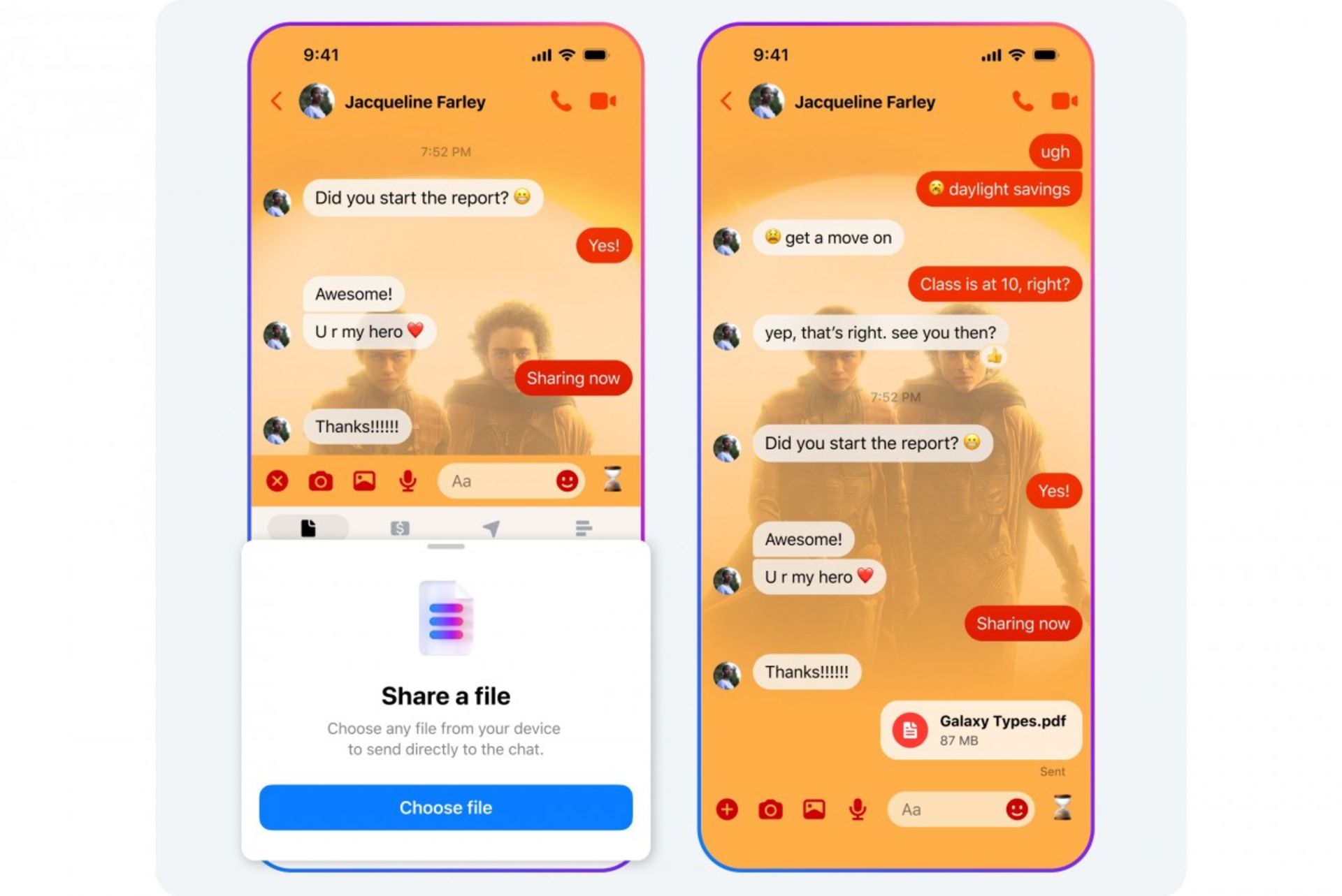 افزایش اندازه‌ی فایل‌های ارسالی در آپدیت جدید فیسبوک مسنجر