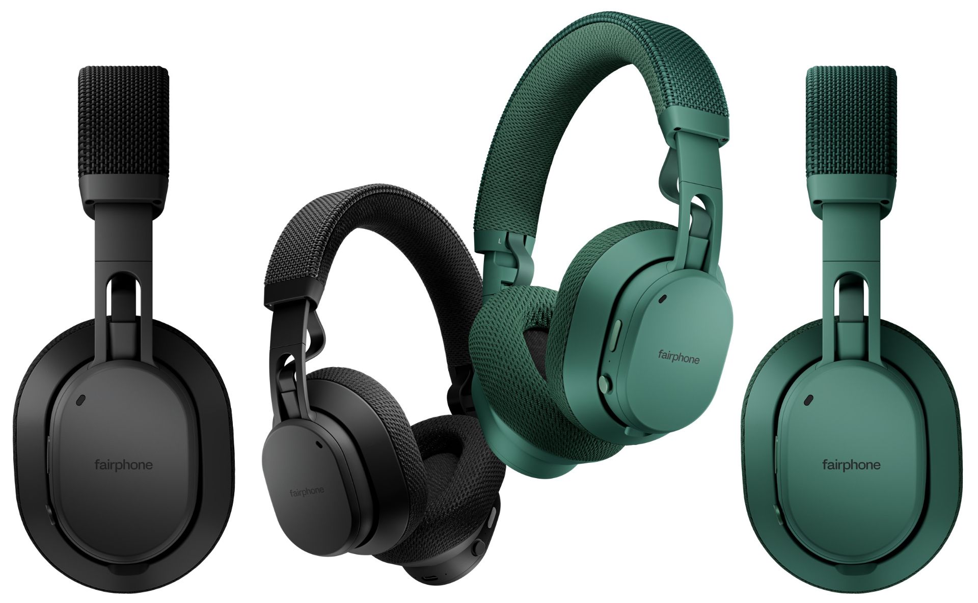 رنگ‌بندی هدفون فیربادز  ایکس‌ال رنگ سبز و مشکی