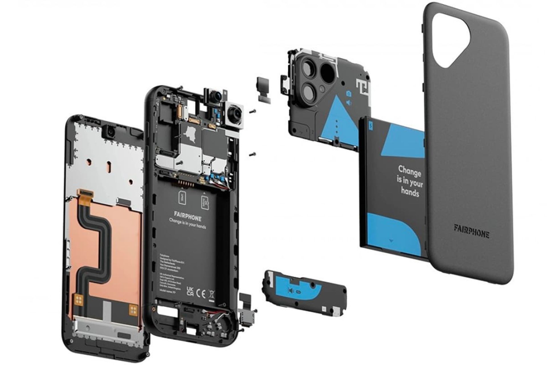 قطعات داخلی فیرفون ۵ / Fairphone 5