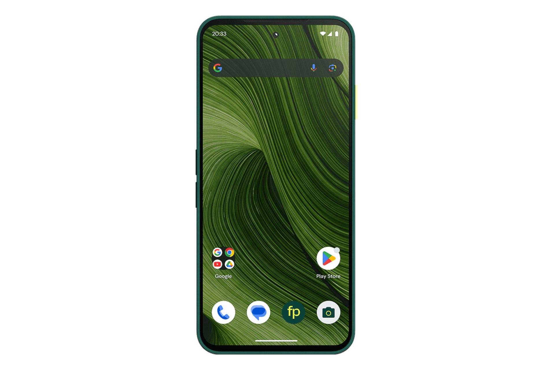 پنل جلو و صفحه نمایش گوشی موبایل گوشی فیرفون 6 سبز / Fairphone 6