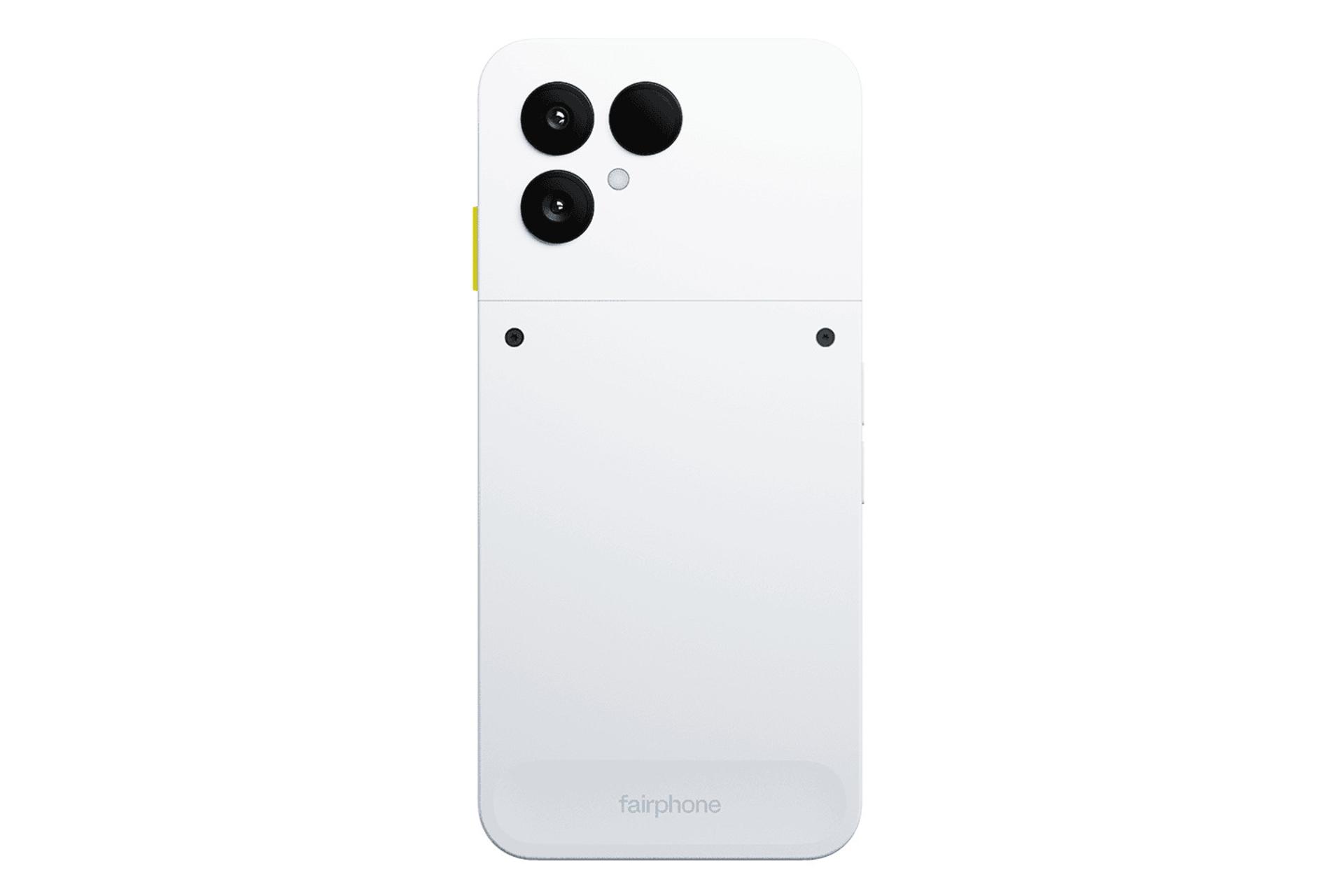 چینش دوربین گوشی موبایل گوشی فیرفون 6 سفید / Fairphone 6