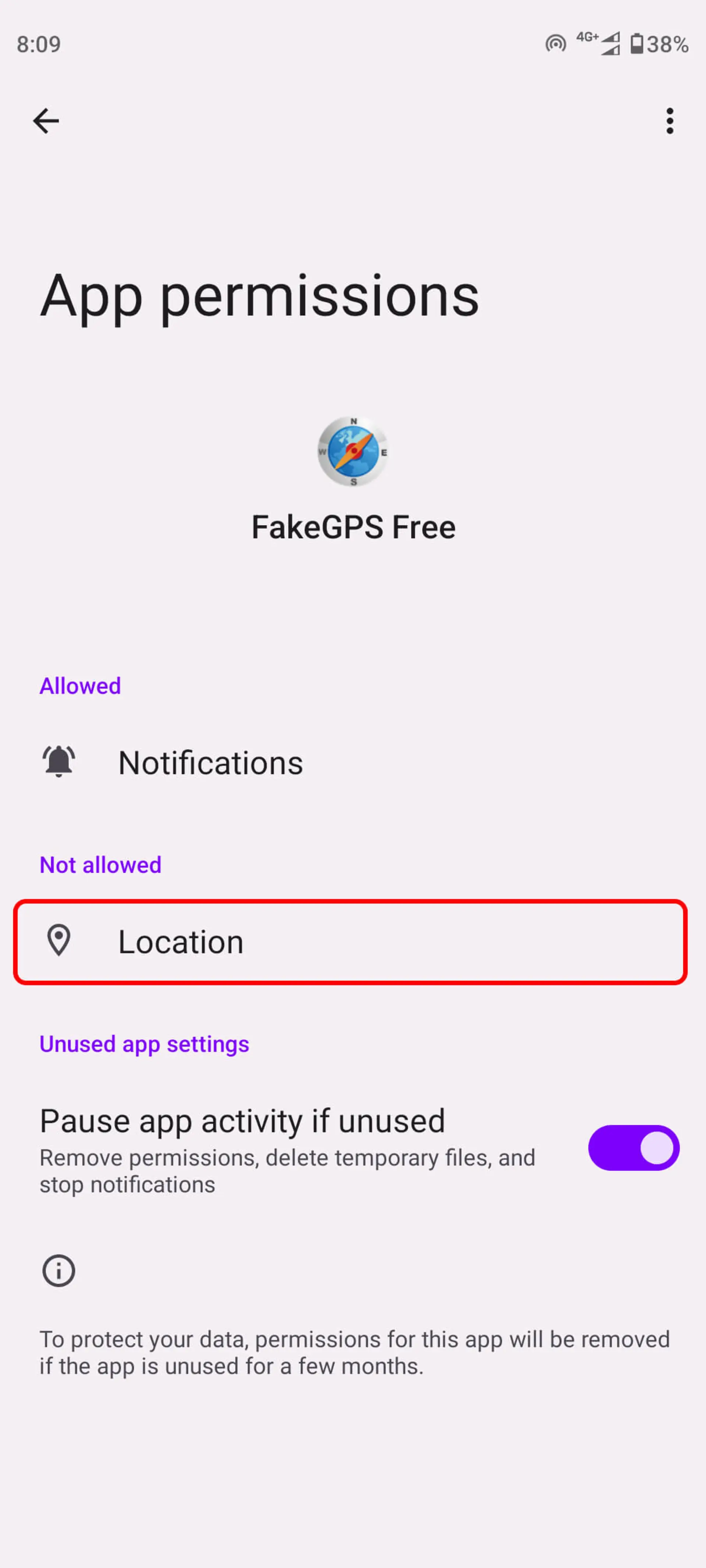 انتخاب Location در نرم‌ افزار Fake GPS Location Spoofer