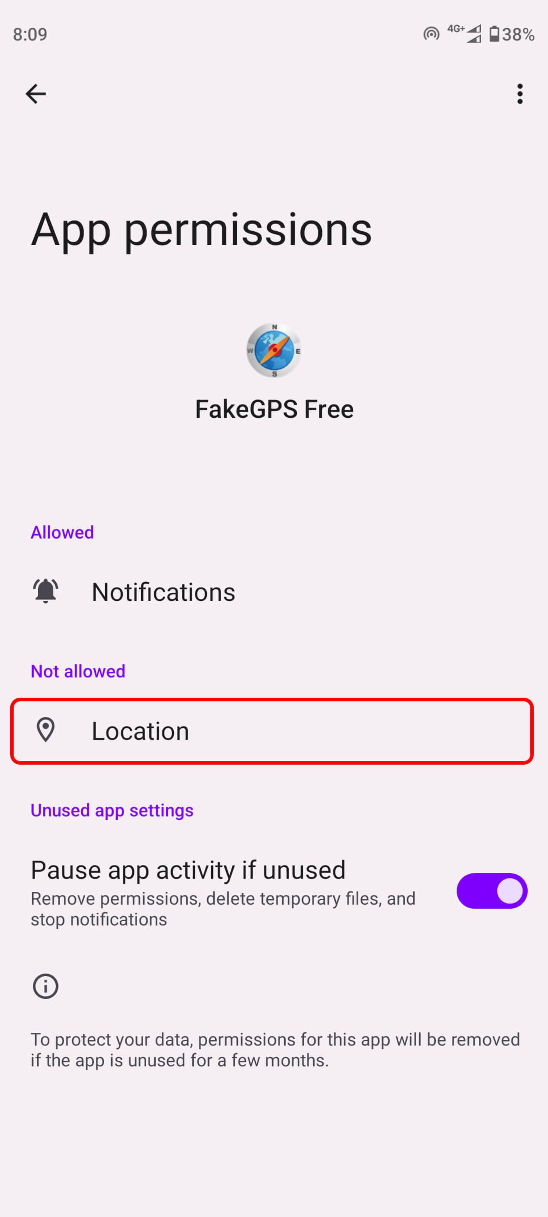 انتخاب Location در نرم‌ افزار Fake GPS Location Spoofer